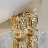🔥🔥PENDIENTES DE CRISTAL BAÑADOS EN ORO 🔥🔥