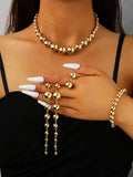 CONJUNTO DE JOYAS X4 ALEACIÓN DE COBRE