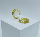 🔥🔥 ANILLO GRADUABLE RODIO DORADO 🔥🔥