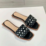 SANDALIAS PLANAS SIENTE EL PASO