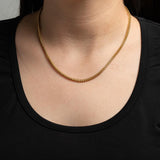 CADENA FRANCO ORO LAMINADO 18K